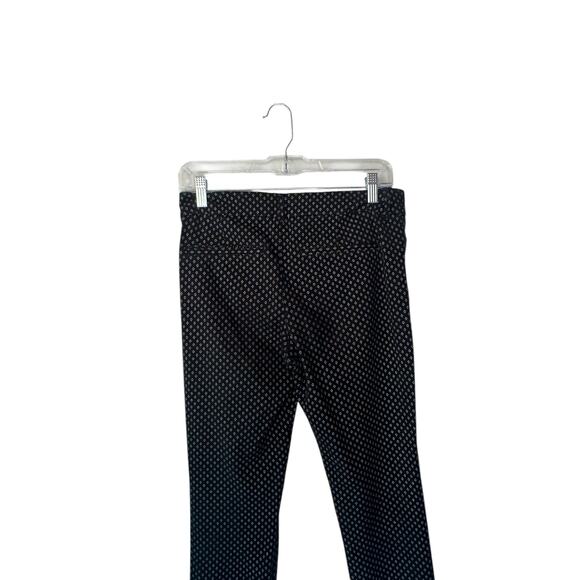 Old Navy Black Office Career Work Print‎ Office Work Pixie Ankle Pants Size 4 - Picture 5 of 10